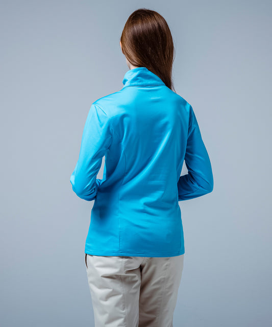 Women's Basic Set-In Sleeve 1/2 Zip Tee