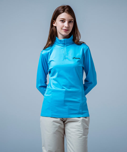 Women's Basic Set-In Sleeve 1/2 Zip Tee