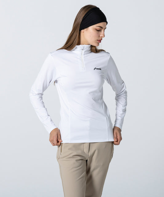 Women's Basic Set-In Sleeve 1/2 Zip Tee