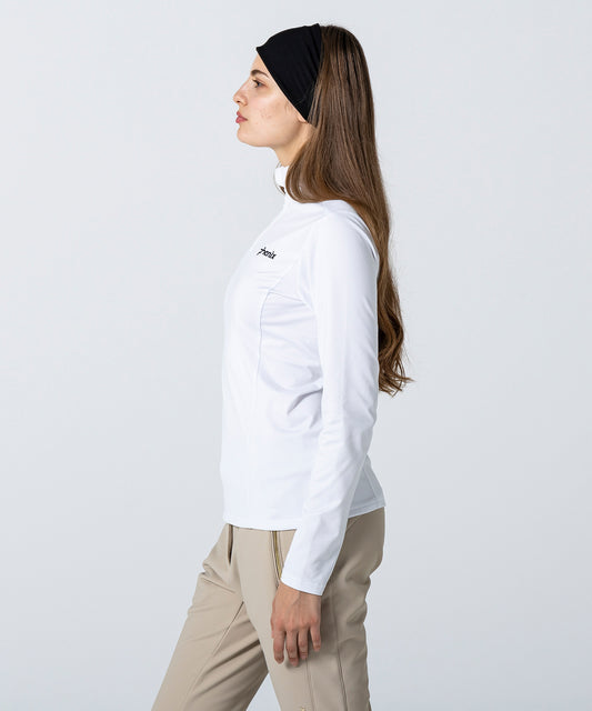 Women's Basic Set-In Sleeve 1/2 Zip Tee